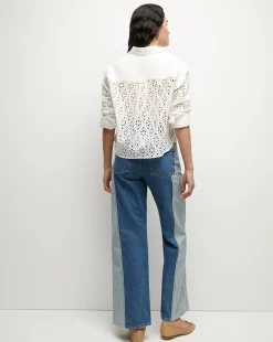 Aderes Cotton Eyelet Shirt in><noscript><img width=