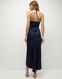 Aldana Stretch-Silk Dress><noscript><img width=