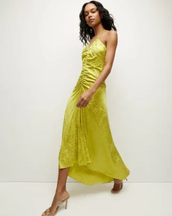 Aldana Stretch-Silk Dress in>Veronica Beard Discount