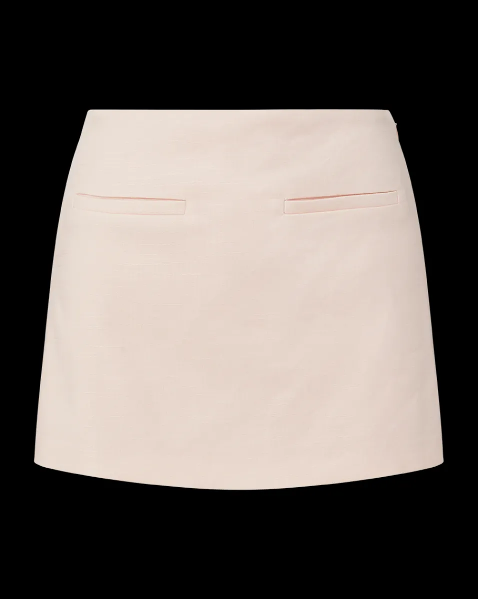 Alida Stretch-Linen Skort>Veronica Beard Online