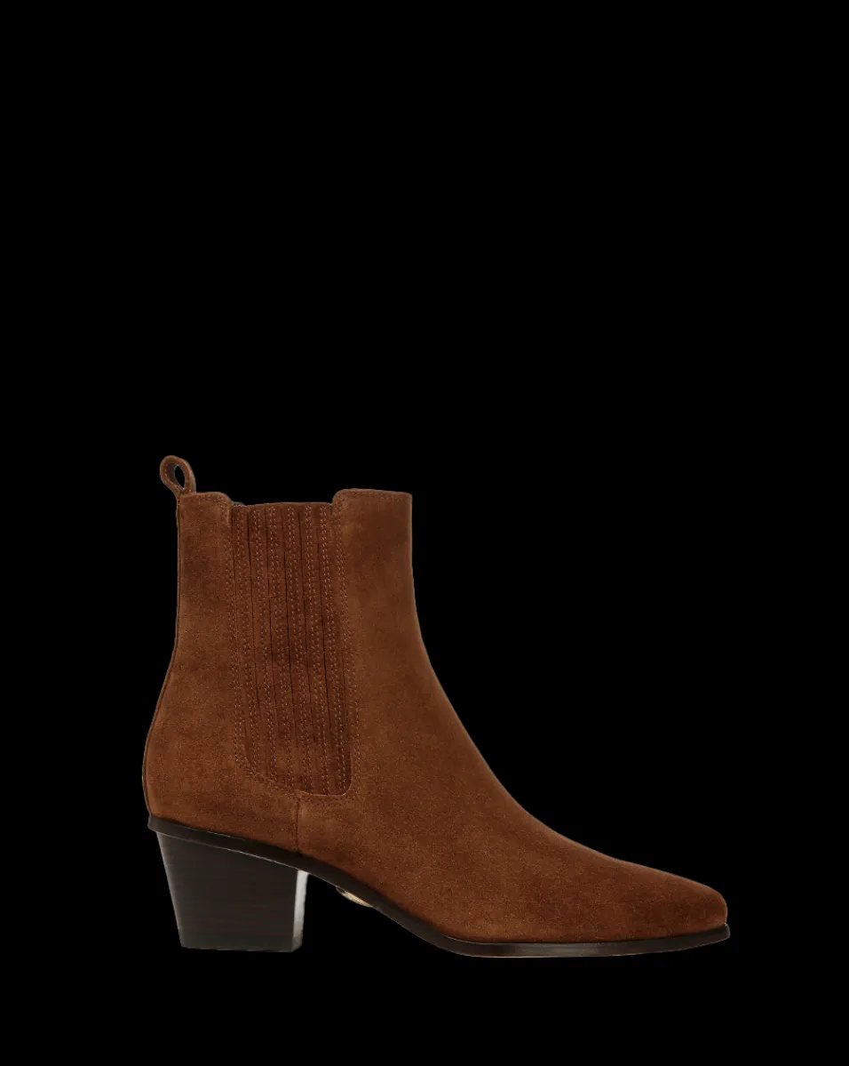 Alina Suede Bootie in>Veronica Beard Hot