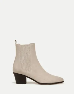 Alina Suede Bootie in>Veronica Beard Discount