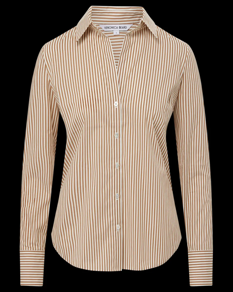 Amelia Button-Down Shirt in>Veronica Beard Outlet