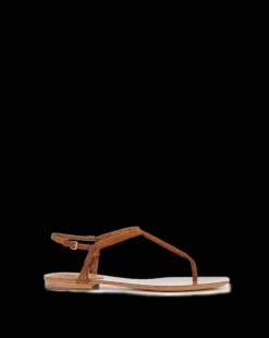 Amelia T-Strap Suede Sandal><noscript><img width=