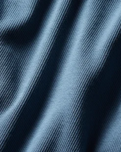 Anabel Slate Blue Puff-Sleeved Top>Veronica Beard Clearance