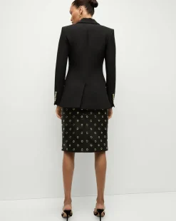 Anderson Leather Grommet Skirt in Black><noscript><img width=