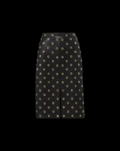 Anderson Leather Grommet Skirt in Black><noscript><img width=