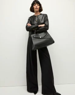 Andrea Leather Jacket in>Veronica Beard Clearance