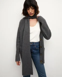 Annalise Merino Cashmere Cardigan in>Veronica Beard Hot