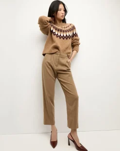 Anne Fairisle Pullover in Russet Multi><noscript><img width=