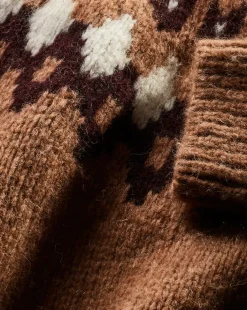 Anne Fairisle Pullover in Russet Multi><noscript><img width=