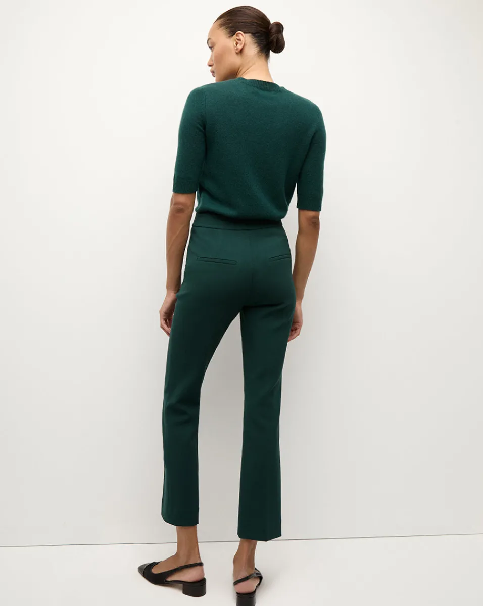 Arte High Waisted Pant in Dark Green>Veronica Beard Discount