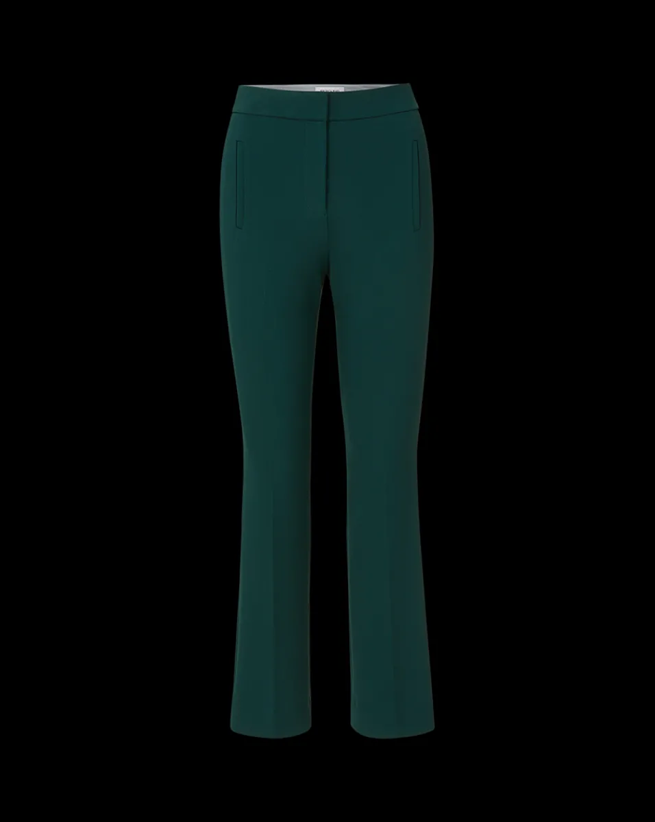 Arte High Waisted Pant in Dark Green>Veronica Beard Discount