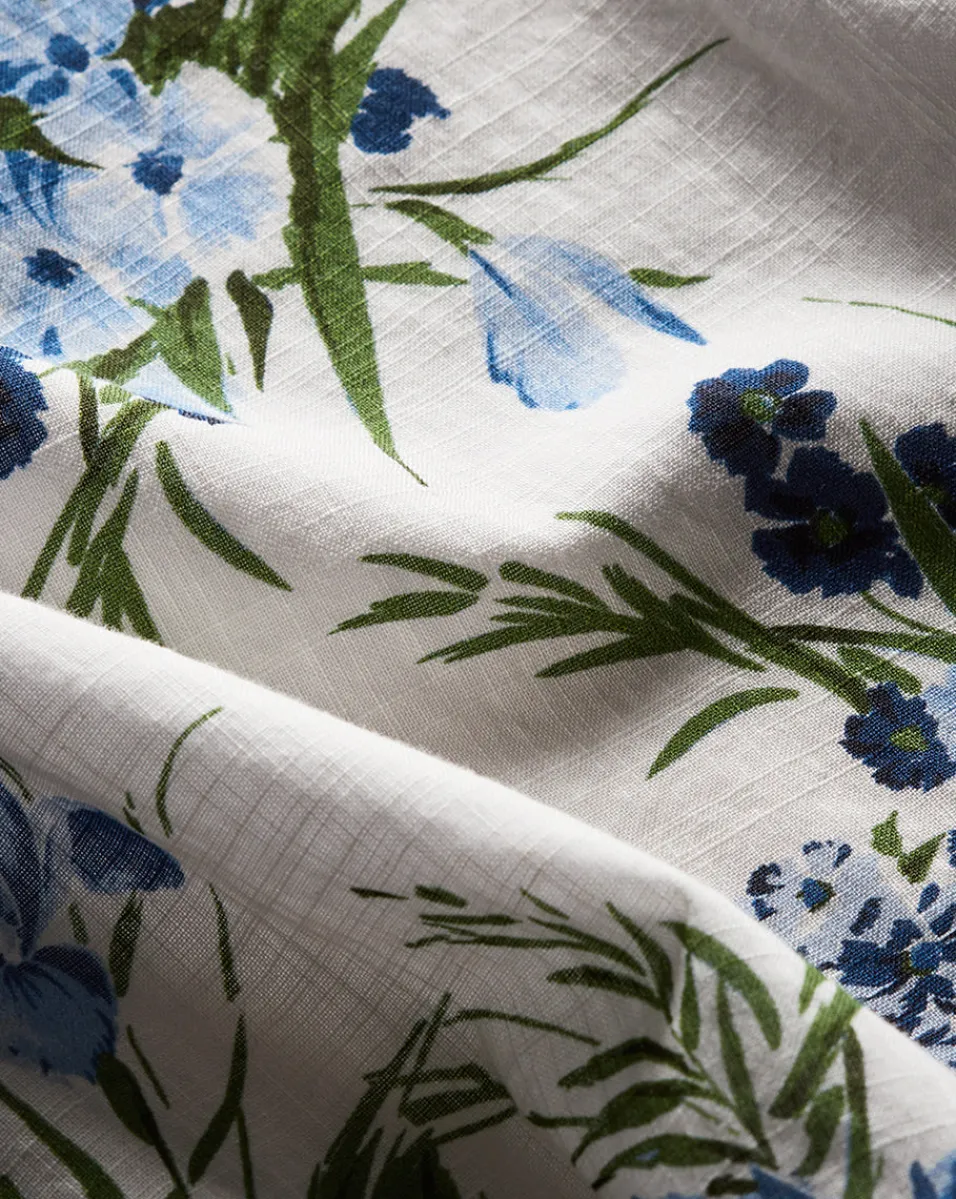 Arwen Cotton Skirt in Off-White Multi>Veronica Beard Hot