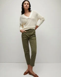 Arya Straight-Leg Pant in>Veronica Beard Clearance