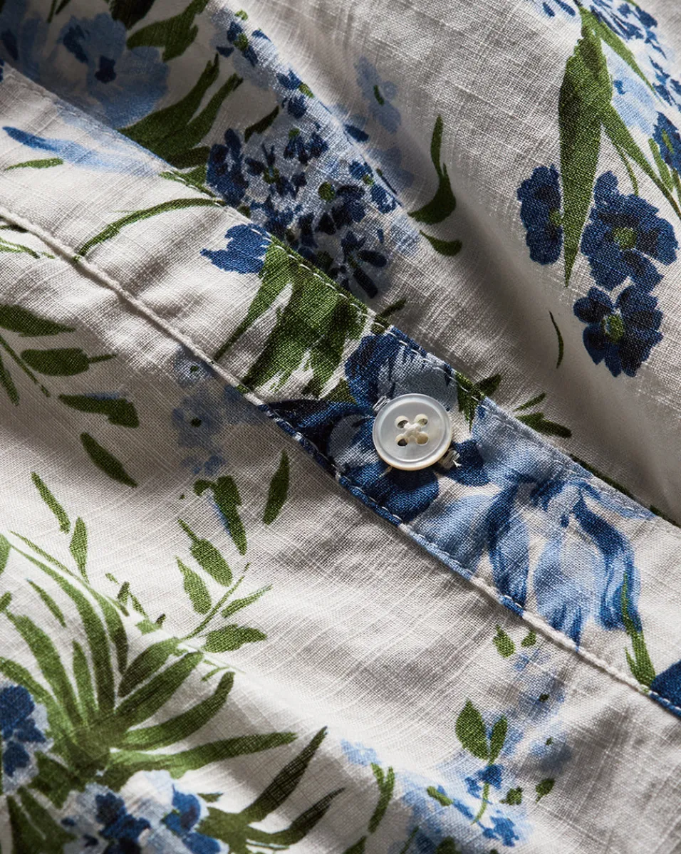 Ashlynn Cotton Top in Off-White Multi>Veronica Beard Discount