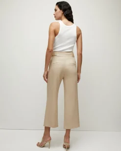 Aubrie Women's Linen Cropped Pant><noscript><img width=
