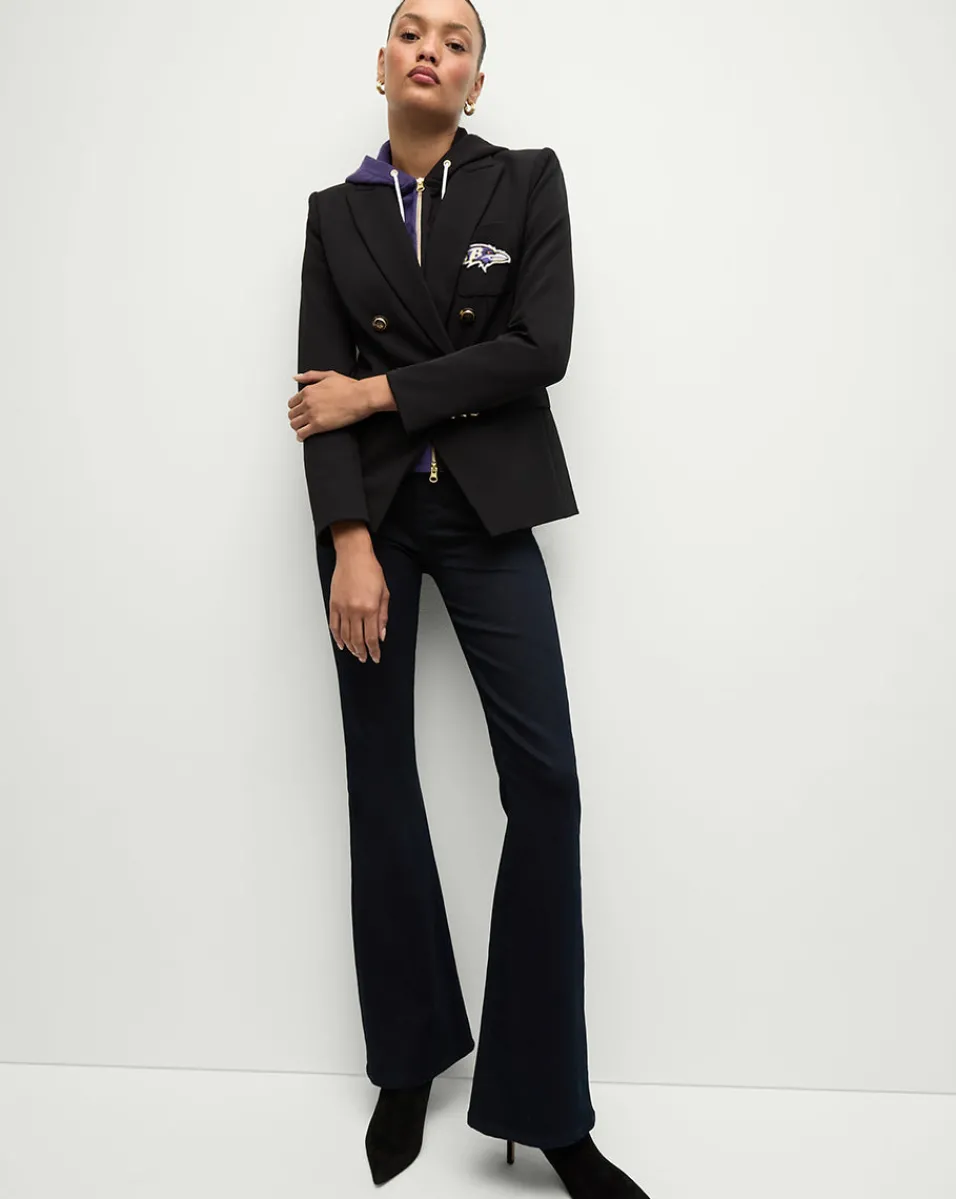 Baltimore Ravens Dickey Jacket in Black/Gold>Veronica Beard New