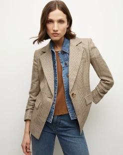 Battista Plaid Dickey Jacket in>Veronica Beard New