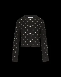 Beale Grommet Jacket in Black | Studded Jacket><noscript><img width=