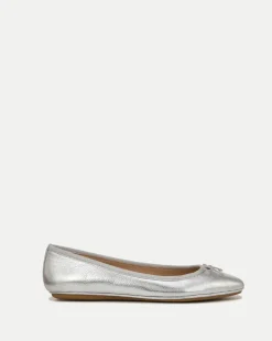 Beatrix Metallic Ballet Flat>Veronica Beard Hot