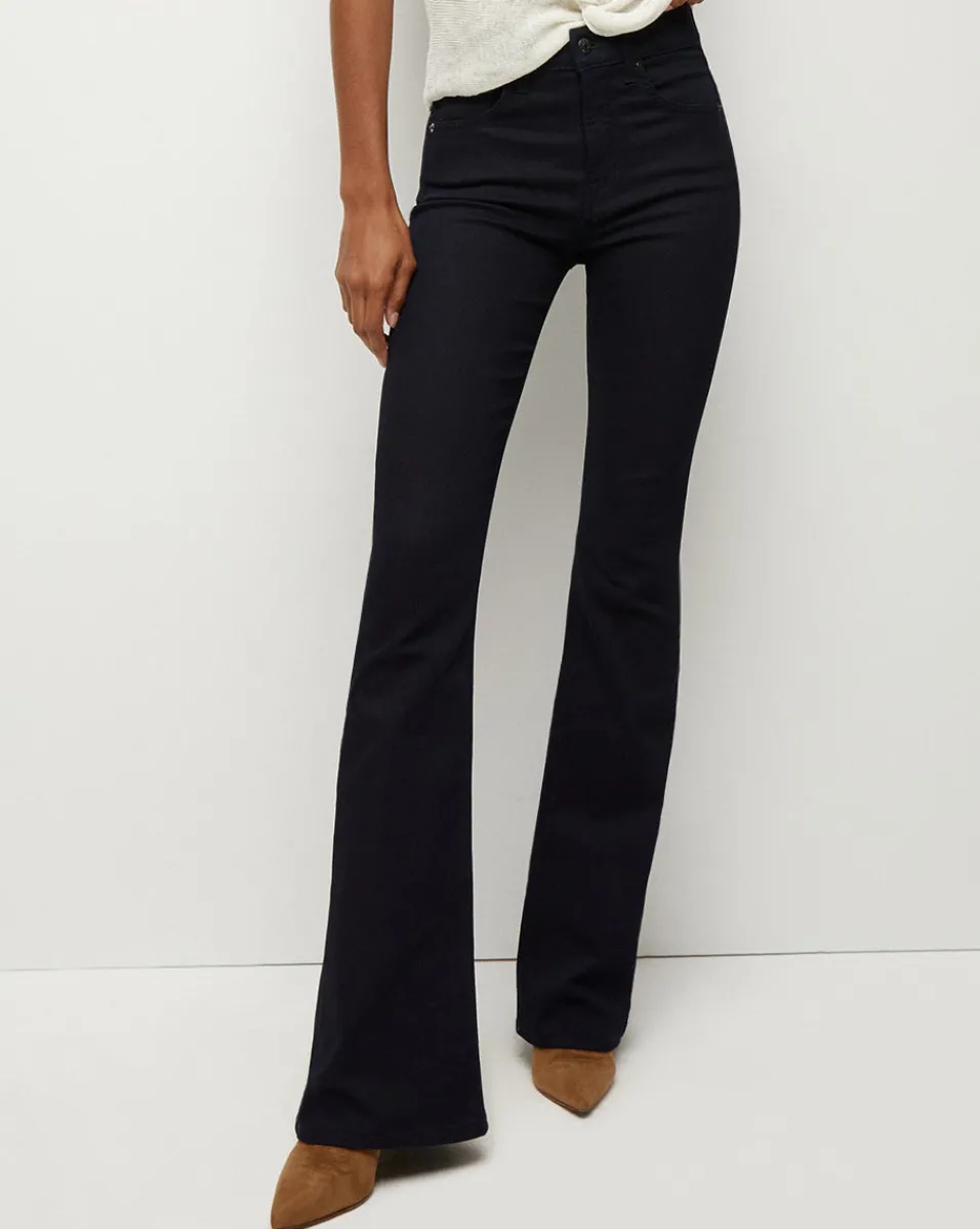 Beverly Skinny High-Rise Flare Jeans>Veronica Beard