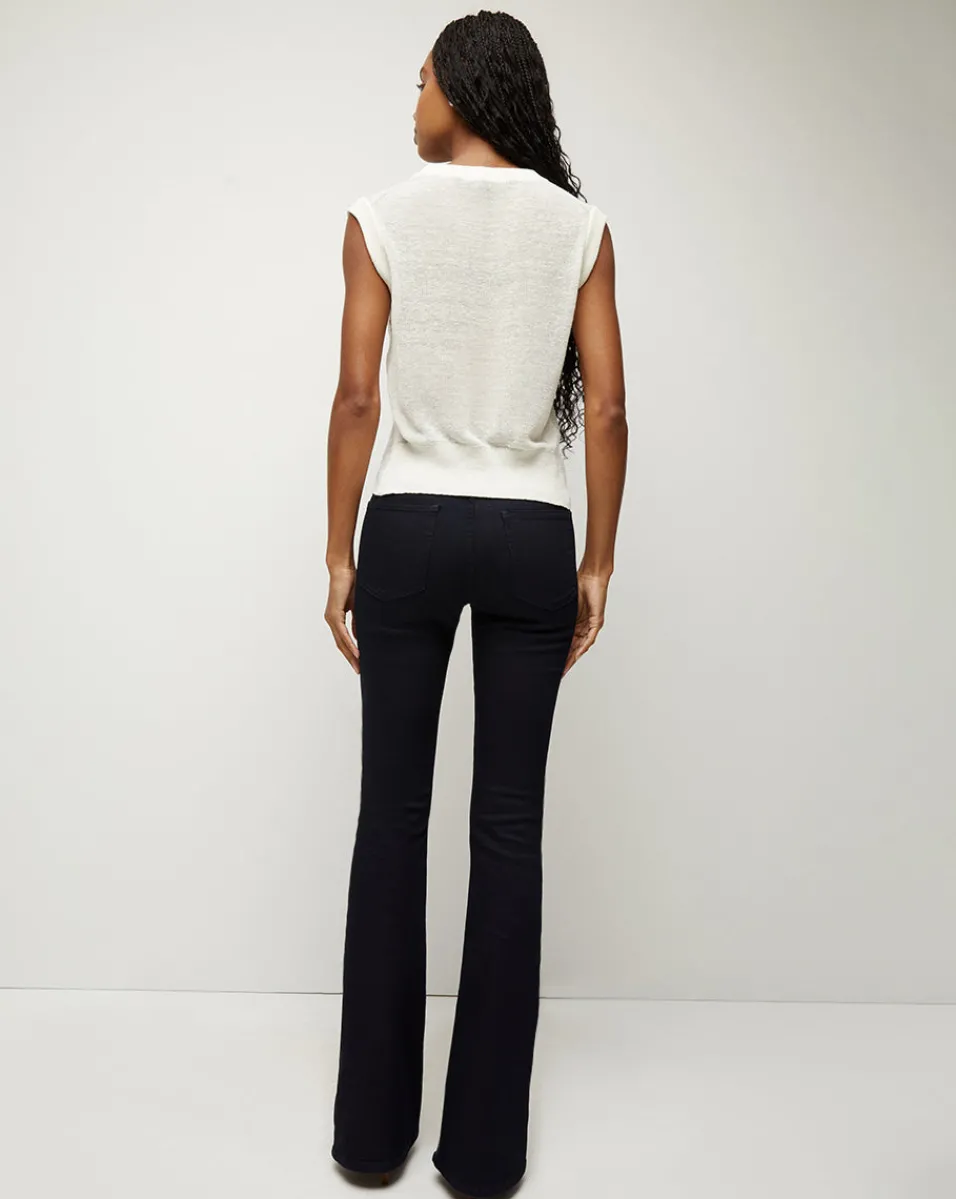 Beverly Skinny High-Rise Flare Jeans>Veronica Beard