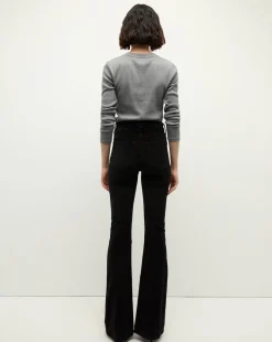 Beverly Velvet Skinny-Flare Jean in><noscript><img width=