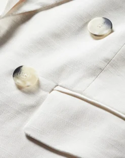 Bexley Stretch-Linen Dickey Jacket in>Veronica Beard Outlet