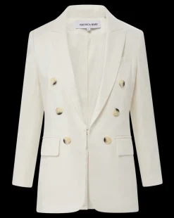 Bexley Stretch-Linen Dickey Jacket in><noscript><img width=