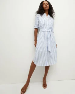 Bianca Cotton Shirtdress in>Veronica Beard