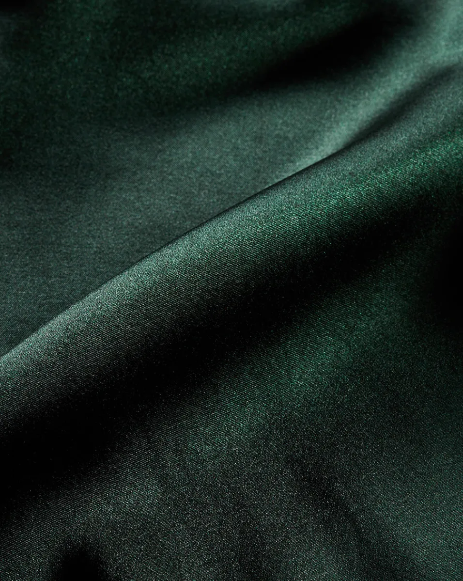 Bixie Stretch-Silk Slip Midi Dress in Emerald Green>Veronica Beard Best