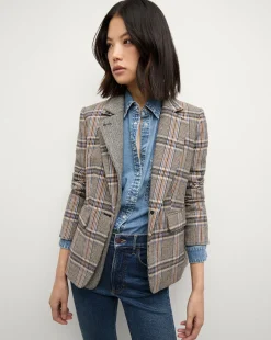 Blythe Jacket in Black Multi>Veronica Beard Sale