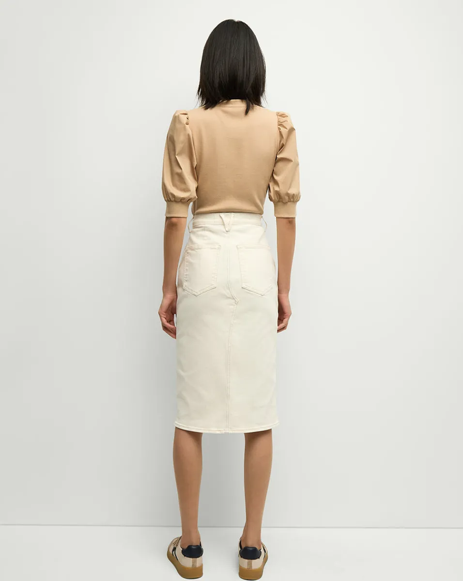 Breves Denim Skirt in>Veronica Beard Clearance