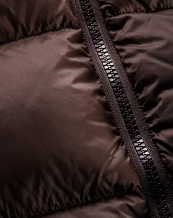 Bria Puffer Vest in Dark Chocolate><noscript><img width=