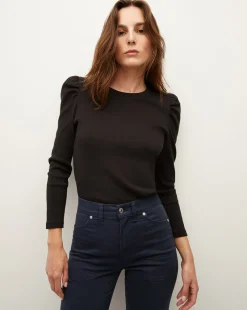 Britney Puff-Sleeved Top>Veronica Beard Discount
