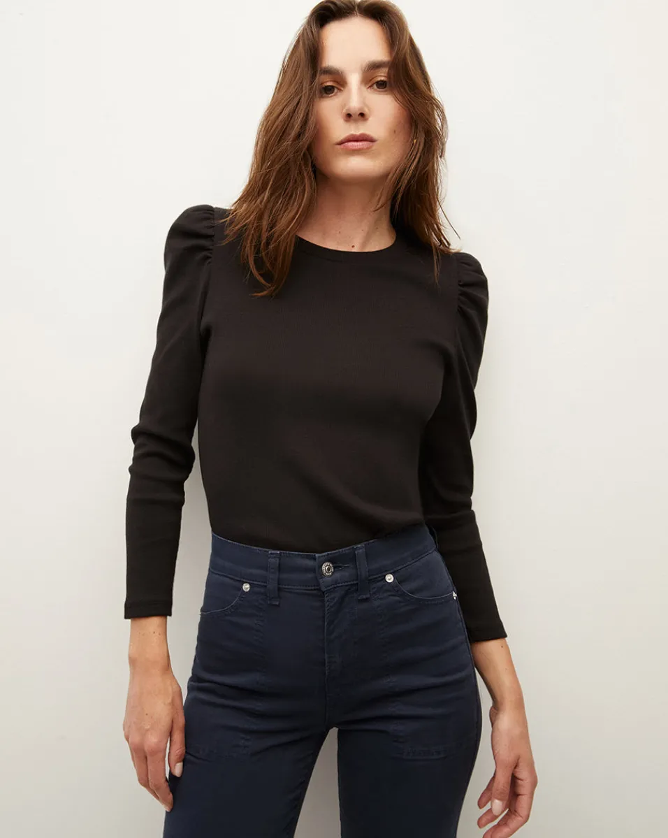 Britney Puff-Sleeved Top>Veronica Beard Discount