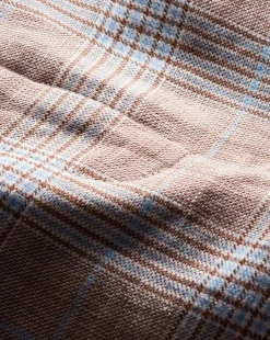 Brixton Linen Pant in Khaki Multi>Veronica Beard Online