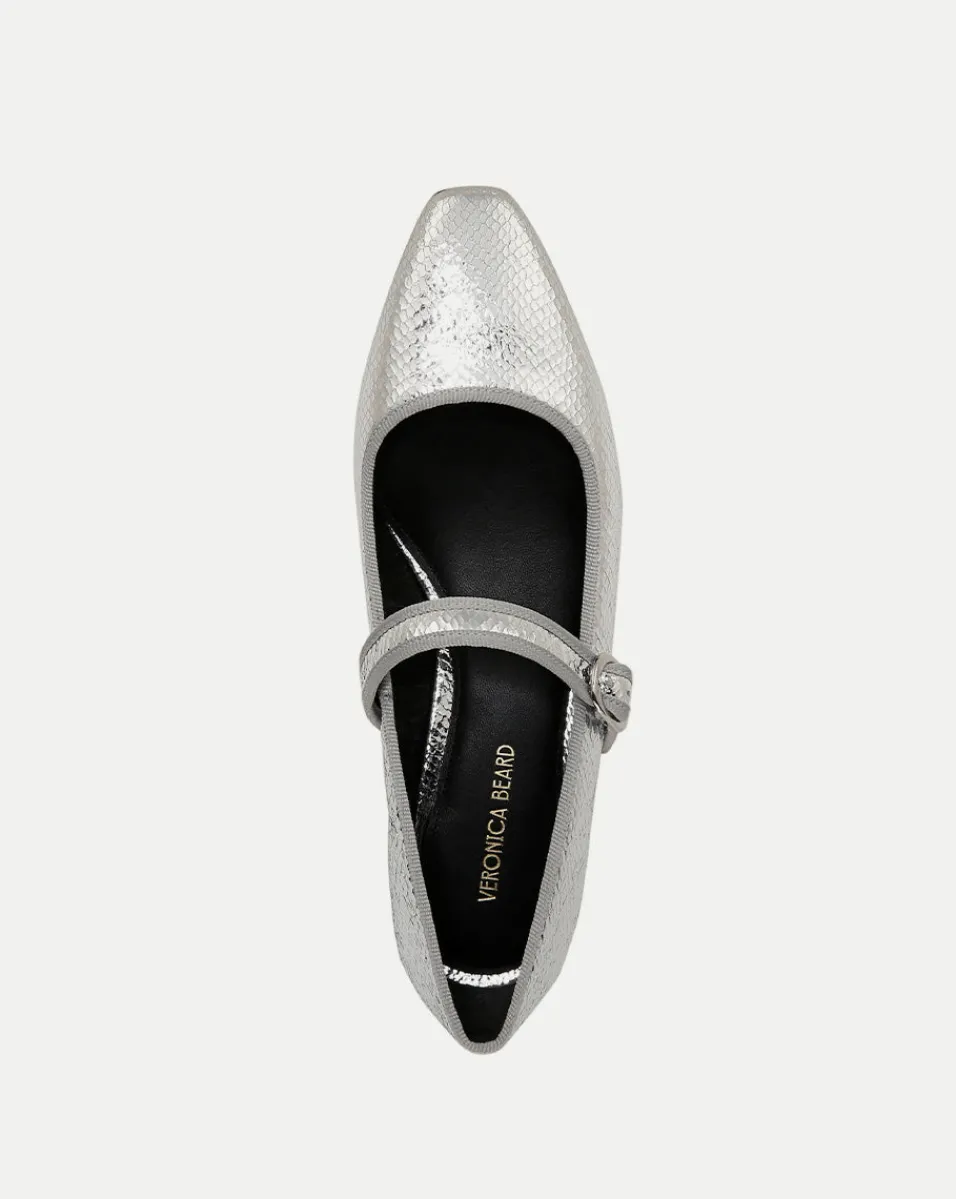 Cade Metallic Mary Jane Ballet Pump in>Veronica Beard Online