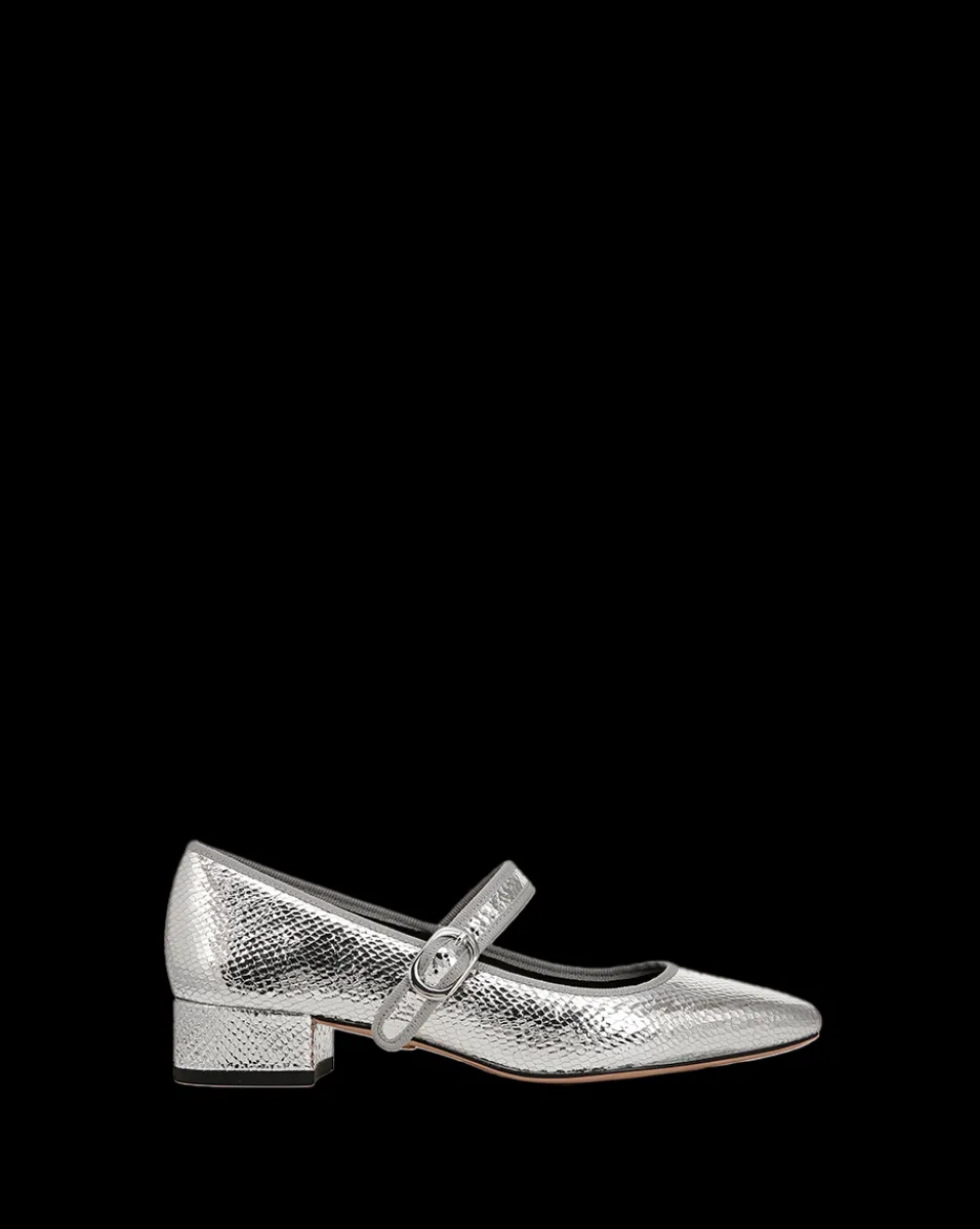 Cade Metallic Mary Jane Ballet Pump in>Veronica Beard Online
