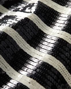 Cala Sequin Mini Dress in Black & White><noscript><img width=