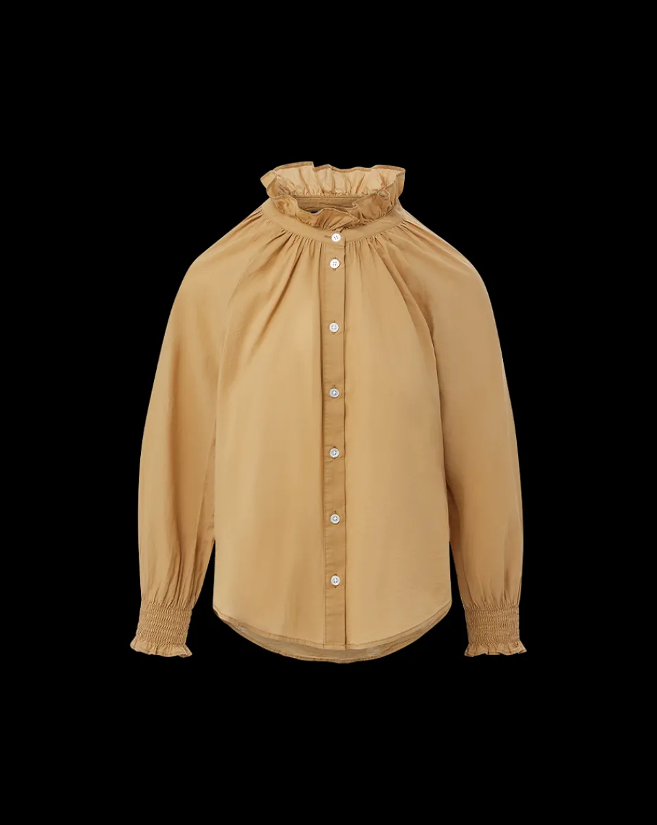 Calisto Cotton Shirt in>Veronica Beard Clearance