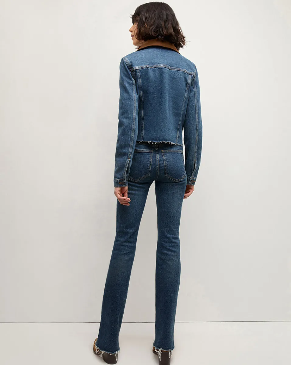 Cara Jean Jacket with Corduroy Collar>Veronica Beard Discount