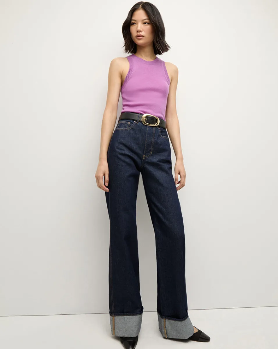 Carlotta Leather Belt in>Veronica Beard Discount