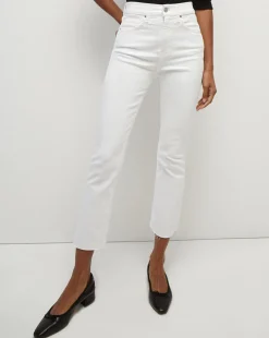 Carly Raw Hem Kick-Flare Jean in><noscript><img width=