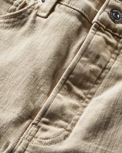 Carolina Khaki High-Rise Crop-Flare Jean>Veronica Beard Outlet