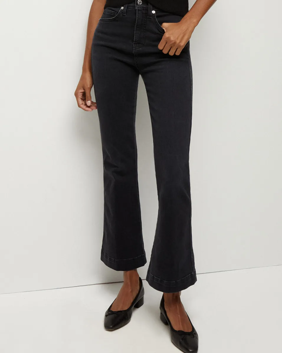 Carson High-Rise Ankle Flare Jean>Veronica Beard Sale
