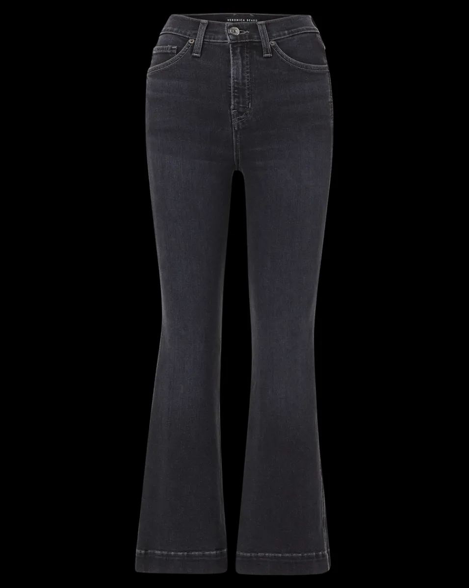 Carson High-Rise Ankle Flare Jean>Veronica Beard Sale