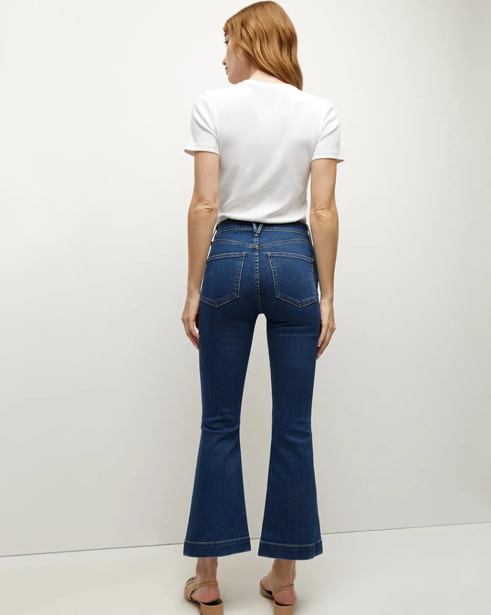 Carson Kick-Flare High-Rise Jean>Veronica Beard Discount