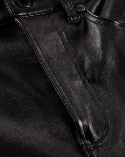 Carson Kick-Flare Leather Pant in><noscript><img width=